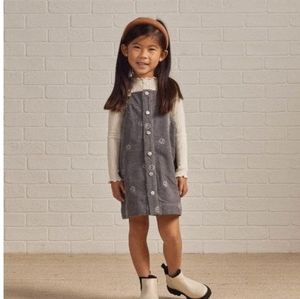 Rylee + Cru Corduroy Jumper - peace embroidery